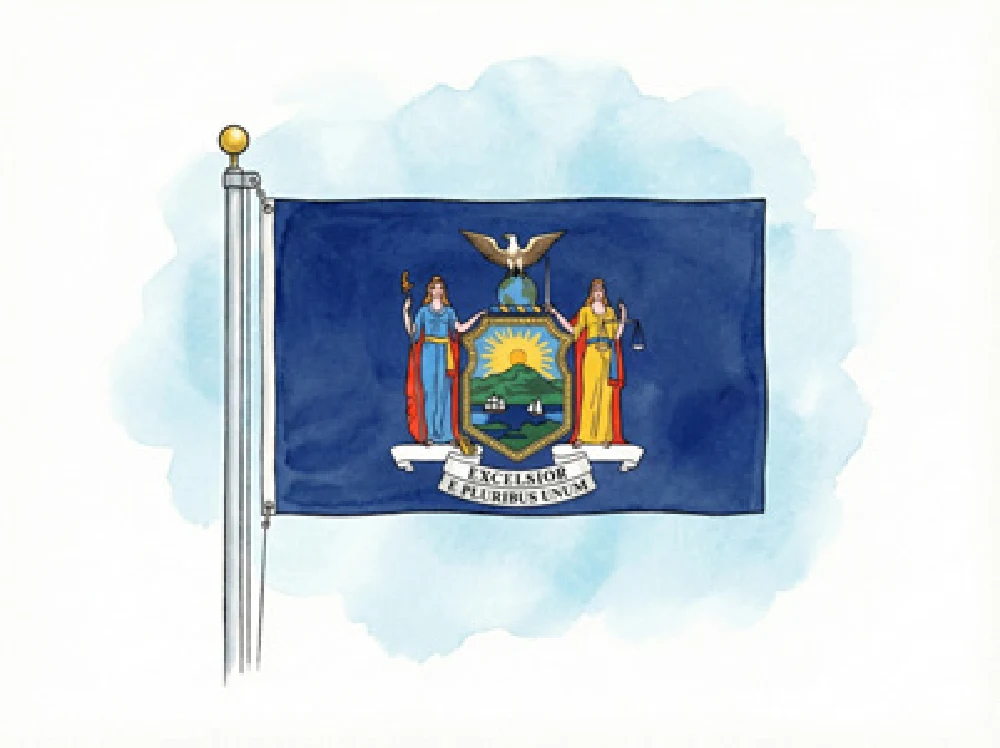 New York state flag