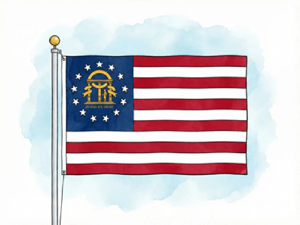 Georgia state flag