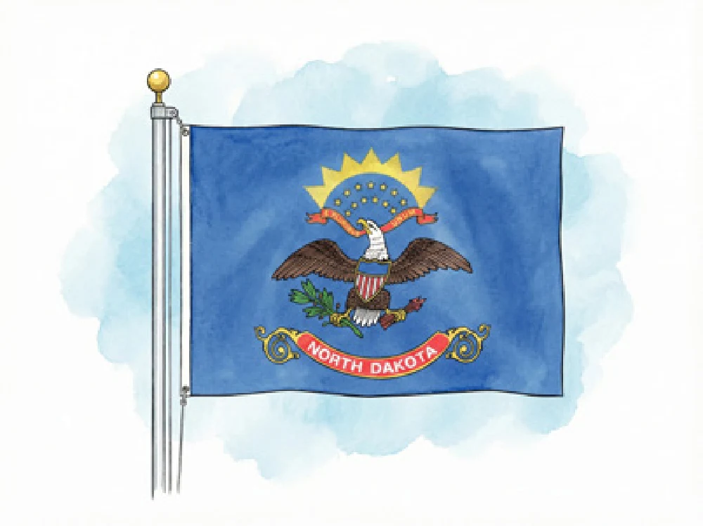 North Dakota state flag