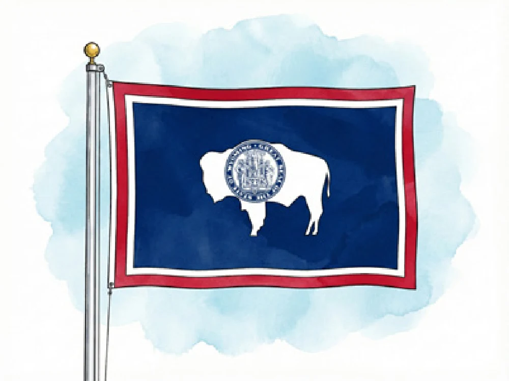 Wyoming state flag