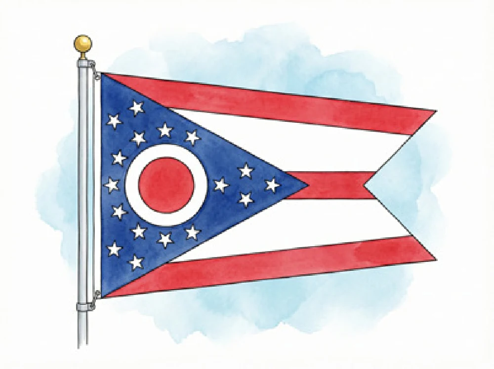 Ohio state flag