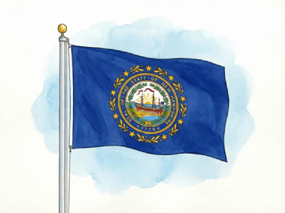 New Hampshire state flag