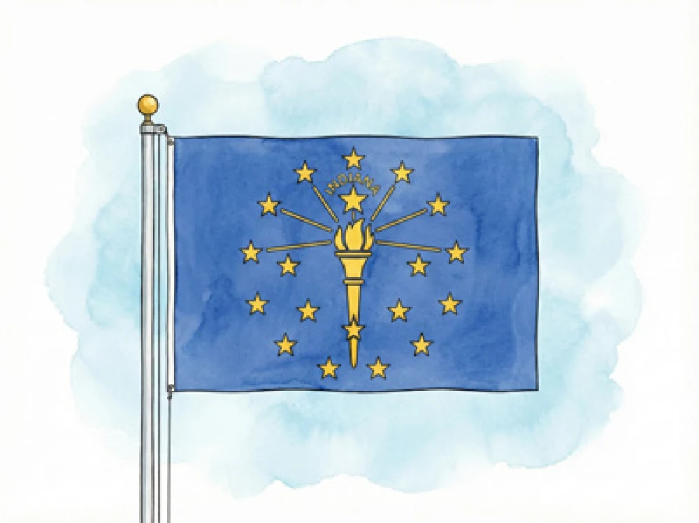 Indiana state flag