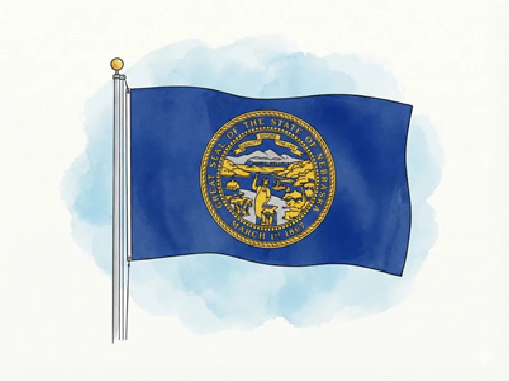 Nebraska state flag