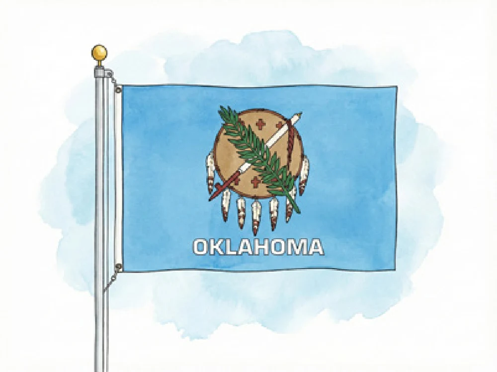 Oklahoma state flag