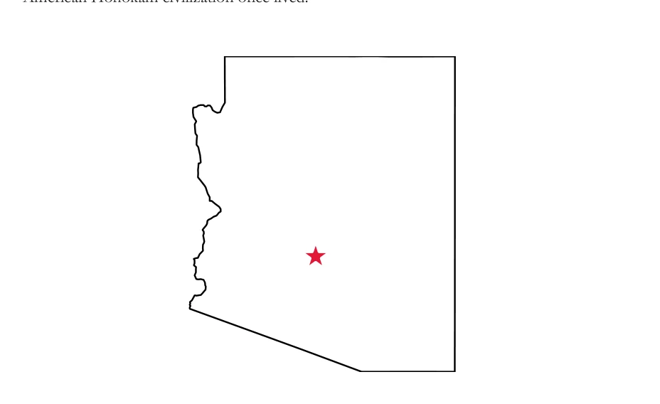 Map of Arizona locating Phoenix