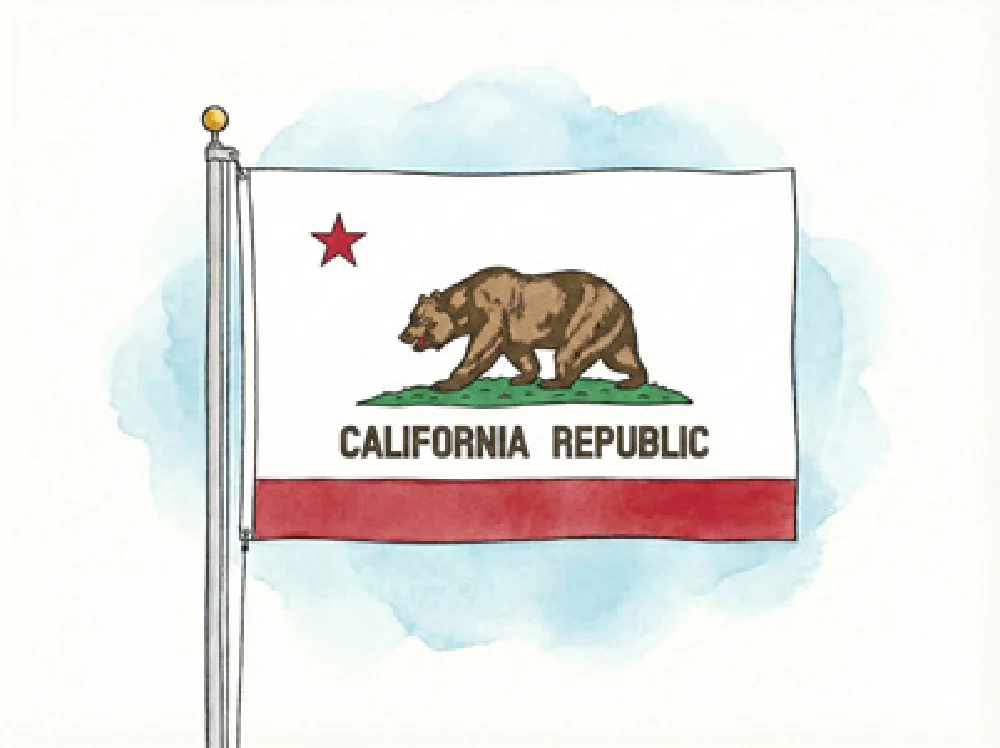 California state flag