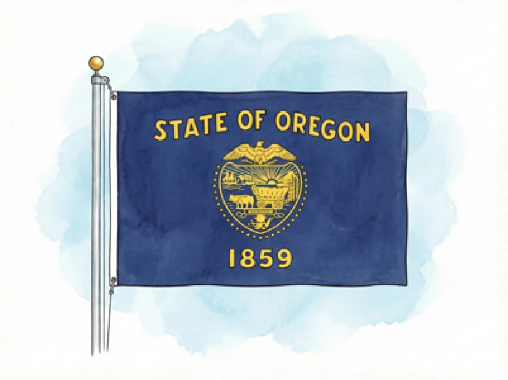 Oregon state flag