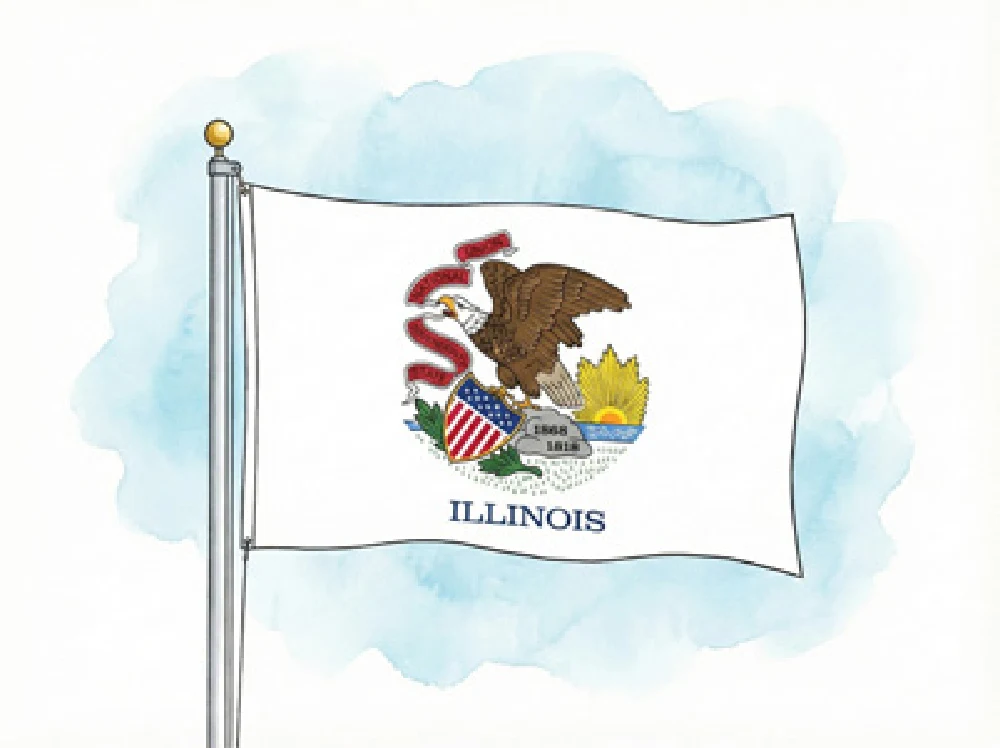 Illinois state flag